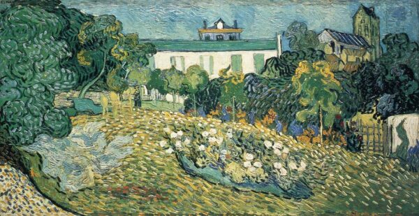 El jardín de Daubigny 1890 – Van Gogh Vincent Van Gogh mx.artemisreproduction.com