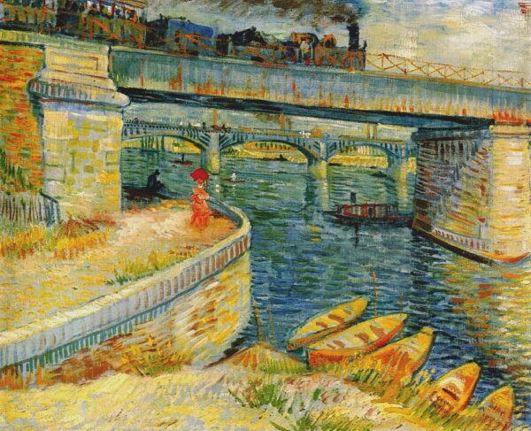 El puente de Asnières – Van Gogh Vincent Van Gogh mx.artemisreproduction.com