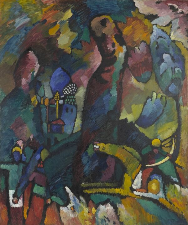 Con un arquero – Vassily Kandinsky Vasili Kandinski mx.artemisreproduction.com