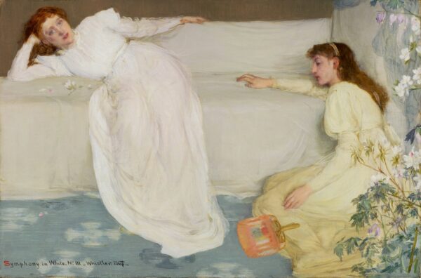 Sinfonía en blanco, n° 3 – James Abbott McNeill Whistler James Abbott McNeill Whistler mx.artemisreproduction.com