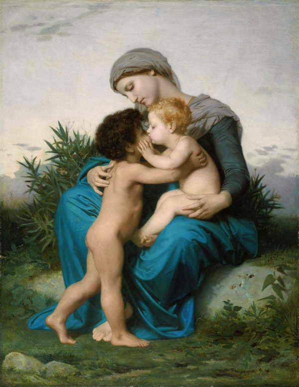 El amor fraternal – William Bouguereau William Bouguereau mx.artemisreproduction.com