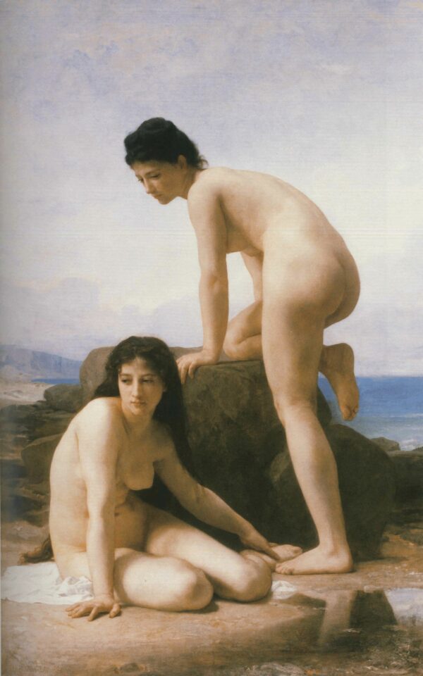 Las dos bañistas – William Bouguereau William Bouguereau mx.artemisreproduction.com