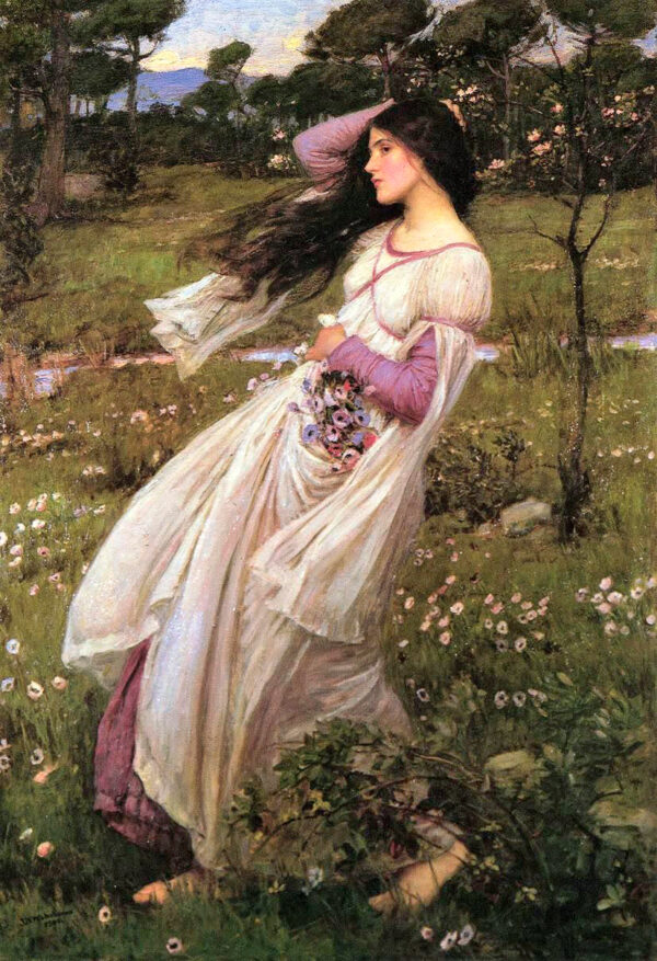 Flores de viento – John William Waterhouse John William Waterhouse mx.artemisreproduction.com