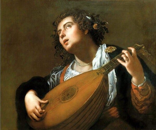 Mujer tocando el laúd – Artemisia Gentileschi Artemisia Gentileschi mx.artemisreproduction.com