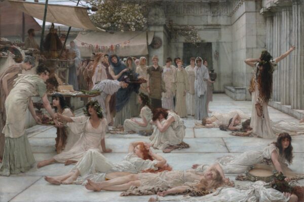 Las mujeres de Amfissa – Lawrence Alma-Tadema Lawrence Alma-Tadema mx.artemisreproduction.com