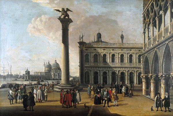 Una vista de la Piazzetta mirando hacia el oeste – Giovanni Antonio Canal Giovanni Antonio Canal mx.artemisreproduction.com