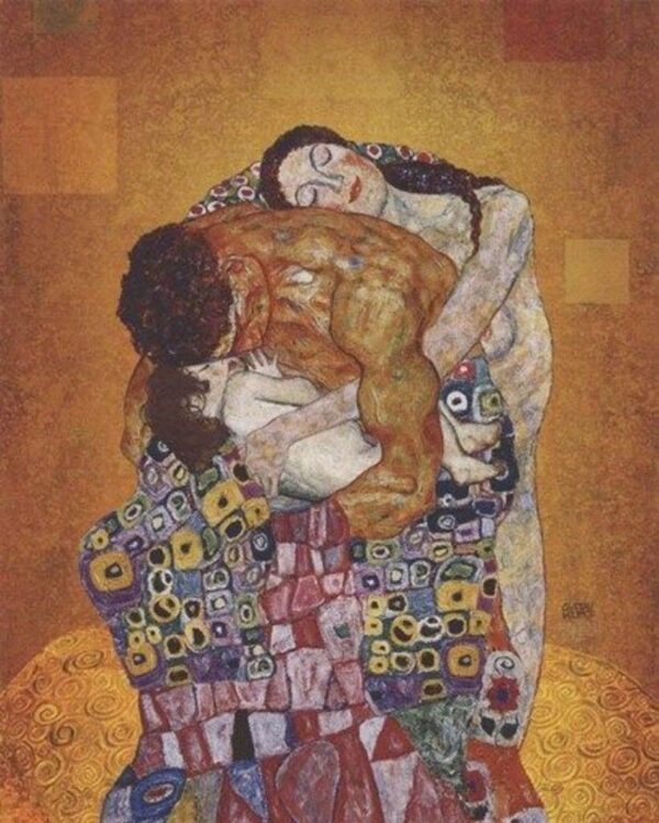 La abrazo familiar – Gustav Klimt Gustav Klimt mx.artemisreproduction.com