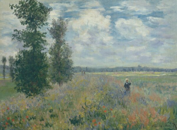 Campos de amapolas cerca de Argenteuil 1875 – Claude Monet Claude Monet mx.artemisreproduction.com