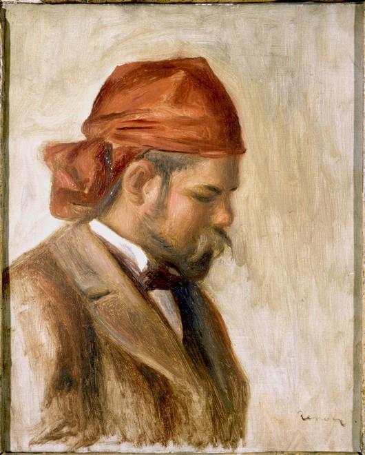 Ambroise Vollard con un bandana rojo – Pierre-Auguste Renoir Pierre-Auguste Renoir mx.artemisreproduction.com