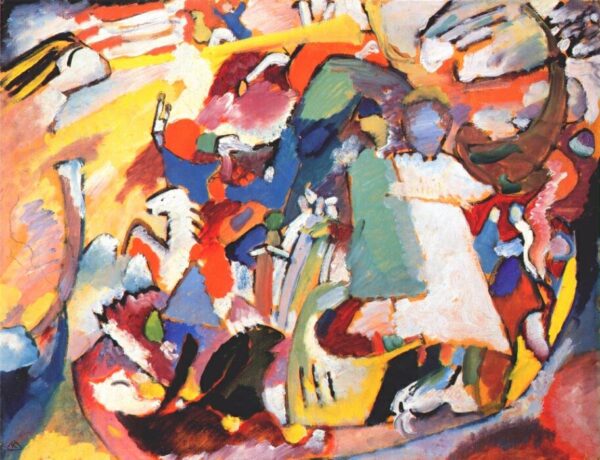 Ángel del Juicio Final 1911 – Vassily Kandinsky Vasili Kandinski mx.artemisreproduction.com