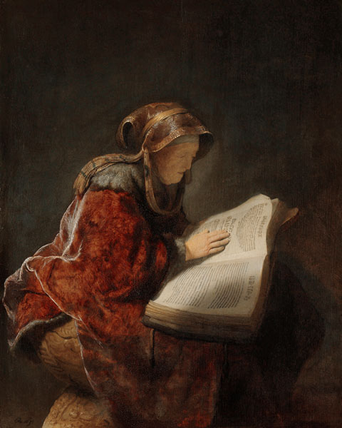 Anna la profetisa – Rembrandt van Rijn Rembrandt van Rijn mx.artemisreproduction.com