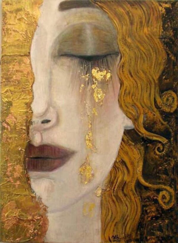 Lágrimas de oro – Gustav Klimt Cuadros Populares mx.artemisreproduction.com