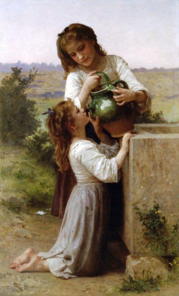 A la fuente – William Bouguereau William Bouguereau mx.artemisreproduction.com