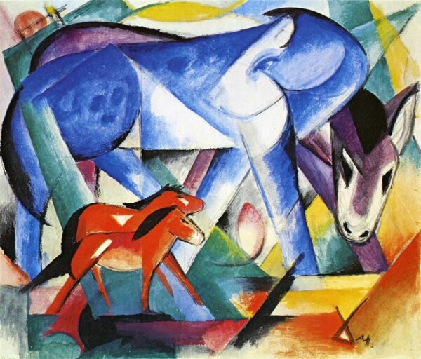 Los primeros animales – Franz Marc Franz Marc mx.artemisreproduction.com