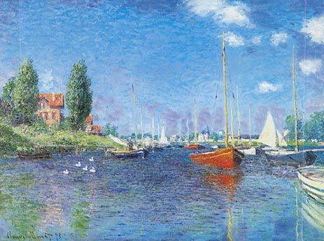 Bote rojo, Argenteuil – Claude Monet Claude Monet mx.artemisreproduction.com