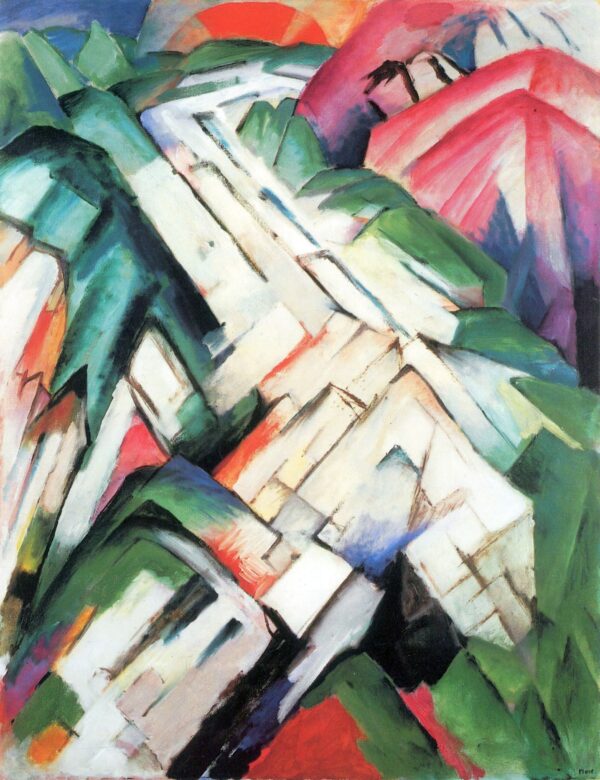 Paisaje de montaña – Franz Marc Franz Marc mx.artemisreproduction.com