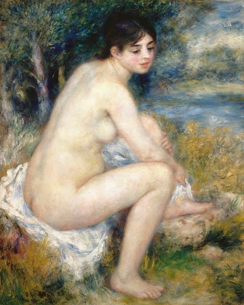 Bains, él el pie secándose – Pierre-Auguste Renoir Pierre-Auguste Renoir mx.artemisreproduction.com