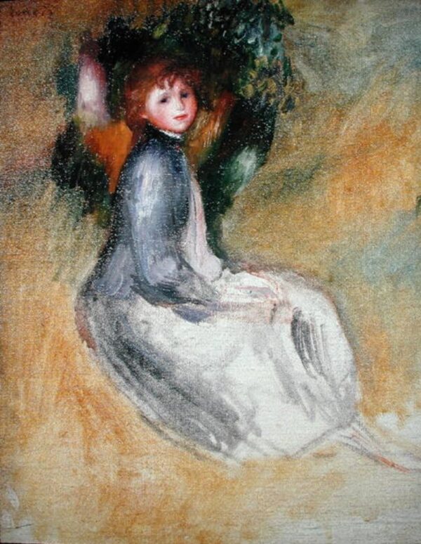 Chica joven sentada – Pierre-Auguste Renoir Pierre-Auguste Renoir mx.artemisreproduction.com