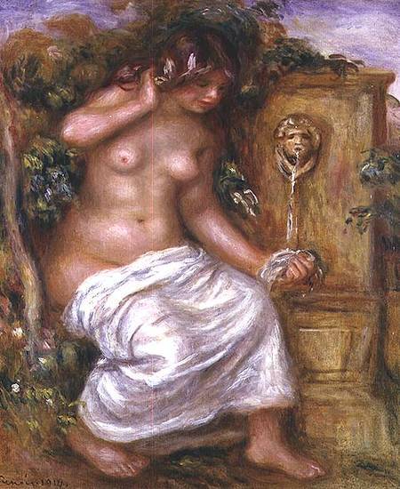 El baño en la fuente – Pierre-Auguste Renoir Pierre-Auguste Renoir mx.artemisreproduction.com