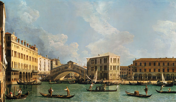 Vista del puente de Rialto, desde el norte – Canal Giovanni Antonio Giovanni Antonio Canal mx.artemisreproduction.com