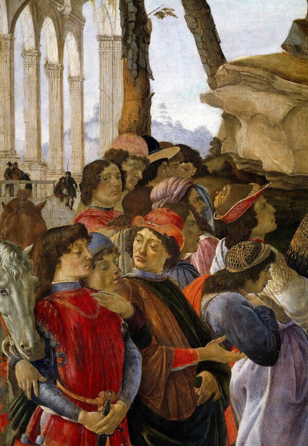 Adoración de los Reyes, detalle – Sandro Botticelli Sandro Botticelli mx.artemisreproduction.com