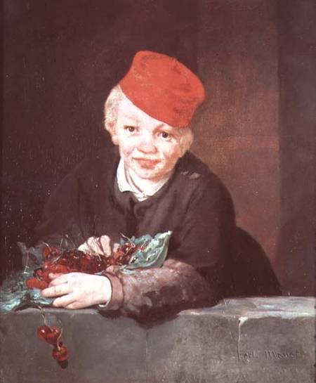 El chico de las cerezas – Edouard Manet Édouard Manet mx.artemisreproduction.com