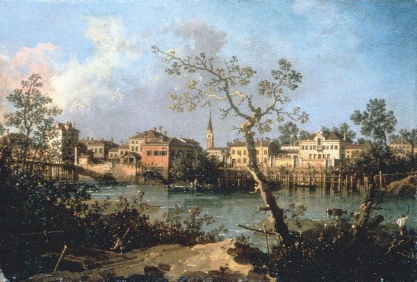 Vista de un río, hacia 1754 – Giovanni Antonio Canal Giovanni Antonio Canal mx.artemisreproduction.com