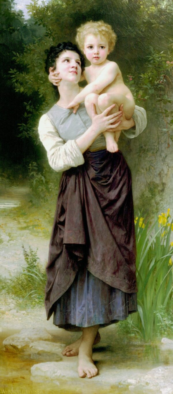 Hermano y hermana – William Bouguereau William Bouguereau mx.artemisreproduction.com