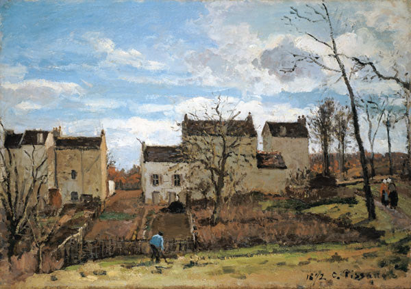 Primavera en Pontoise – Camille Pissarro Camille Pissarro mx.artemisreproduction.com