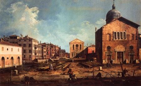 El Campo San Giuseppe de Castello y la iglesia San Niccolò de Castello – Giovanni Antonio Canal Giovanni Antonio Canal mx.artemisreproduction.com