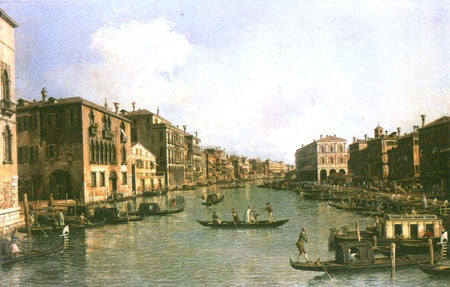 El Canal Grande en dirección sureste al Puente de Rialto – Giovanni Antonio Canal Giovanni Antonio Canal mx.artemisreproduction.com