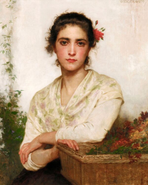 El vendedor de flores – William Bouguereau William Bouguereau mx.artemisreproduction.com