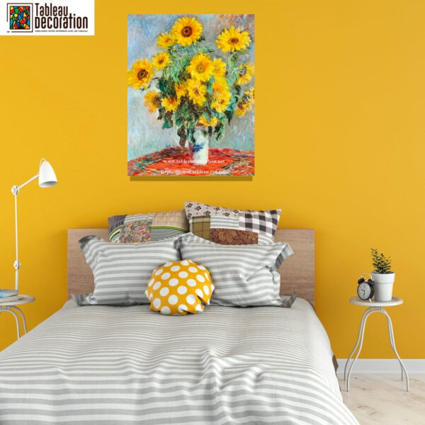 Ramo de girasoles – Claude Monet cuadro de flores Claude Monet mx.artemisreproduction.com 4