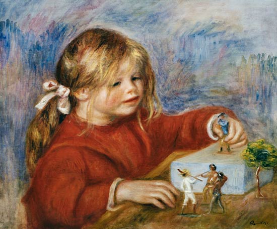 Claude Renoir jugando – Pierre-Auguste Renoir Pierre-Auguste Renoir mx.artemisreproduction.com