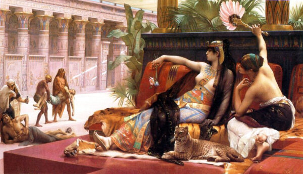 Cléopâtre probando venenos en condenados a muerte – Alexandre Cabanel Alexandre Cabanel mx.artemisreproduction.com