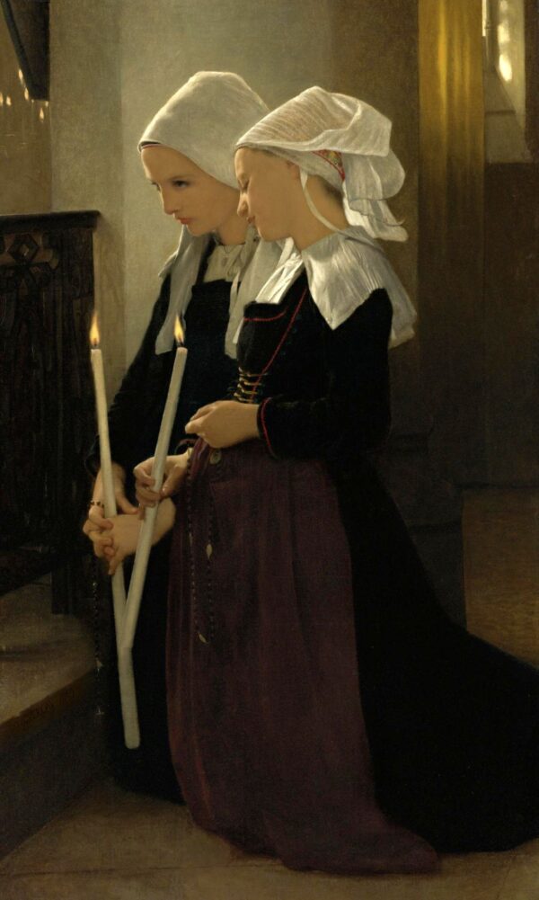 Oración a Santa Ana de Auray – William Bouguereau William Bouguereau mx.artemisreproduction.com