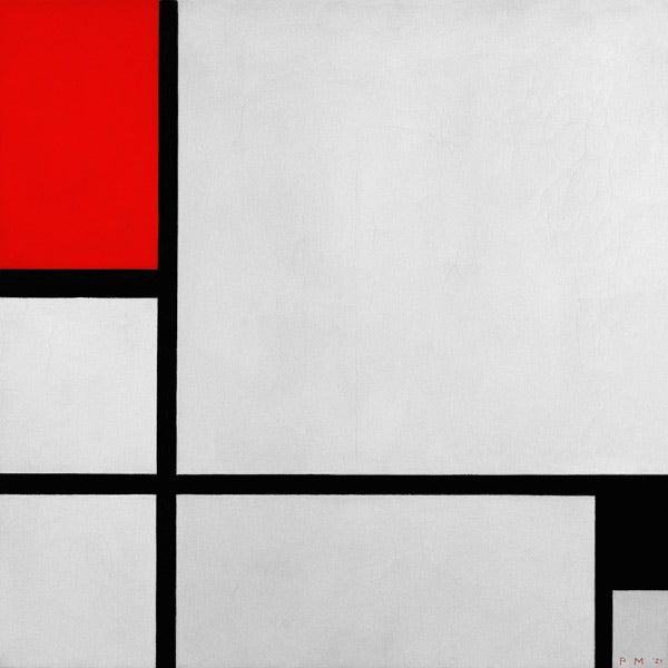 Composición roja y negra – Mondrian Piet Mondrian mx.artemisreproduction.com