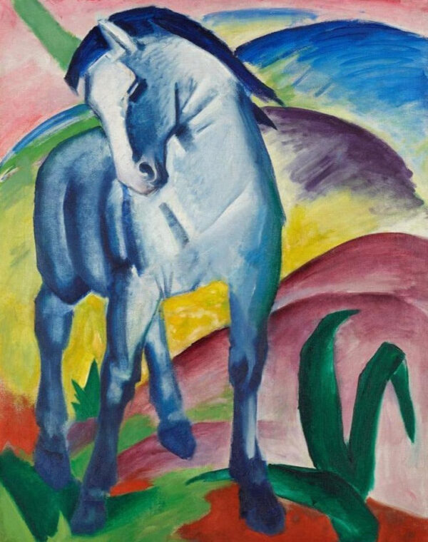 Caballo azul I – Franz Marc Cuadros Populares mx.artemisreproduction.com