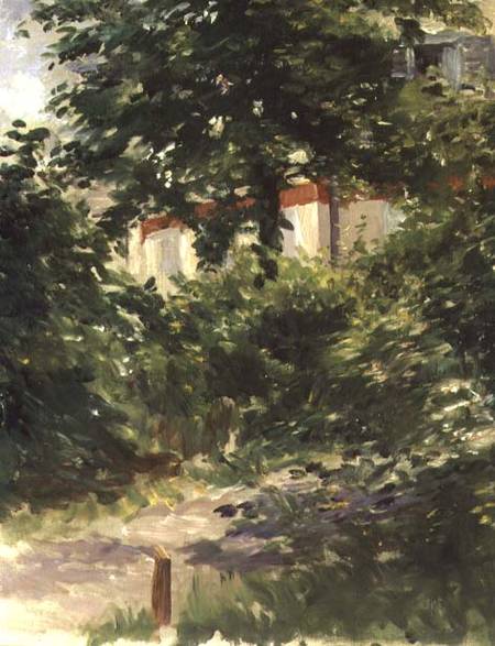 Un rincón de jardín en Rueil – Edouard Manet Édouard Manet mx.artemisreproduction.com