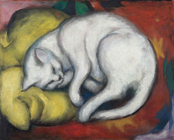 El gato blanco – Franz Marc Franz Marc mx.artemisreproduction.com