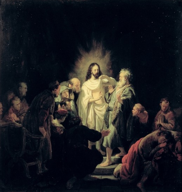 La incredulidad de Santo Tomás – Rembrandt van Rijn Rembrandt van Rijn mx.artemisreproduction.com