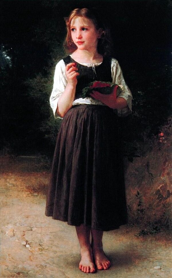 La chica de las frambuesas – William Bouguereau William Bouguereau mx.artemisreproduction.com