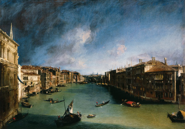 El Canal Grande del Palacio Balbi contra el Rialto – Giovanni Antonio Canal Giovanni Antonio Canal mx.artemisreproduction.com