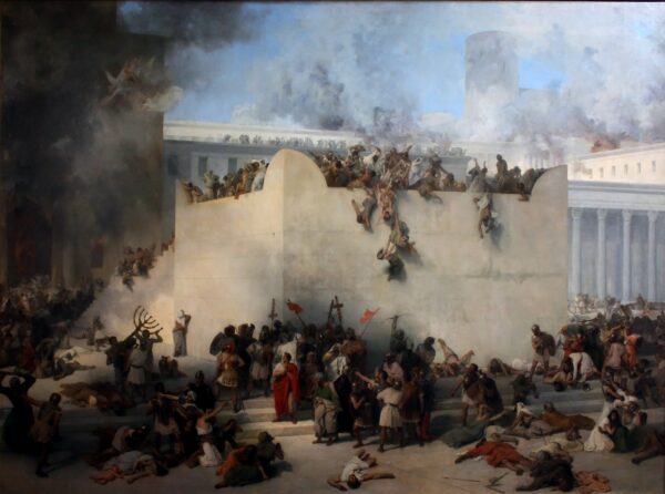 La destrucción del templo de Jerusalén – Francesco Hayez Francesco Hayez mx.artemisreproduction.com