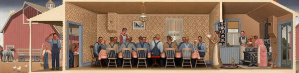 Cena para los bateristas – Grant Wood Grant Wood mx.artemisreproduction.com