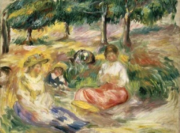 Tres jóvenes mujeres en la verdura – Pierre-Auguste Renoir Pierre-Auguste Renoir mx.artemisreproduction.com