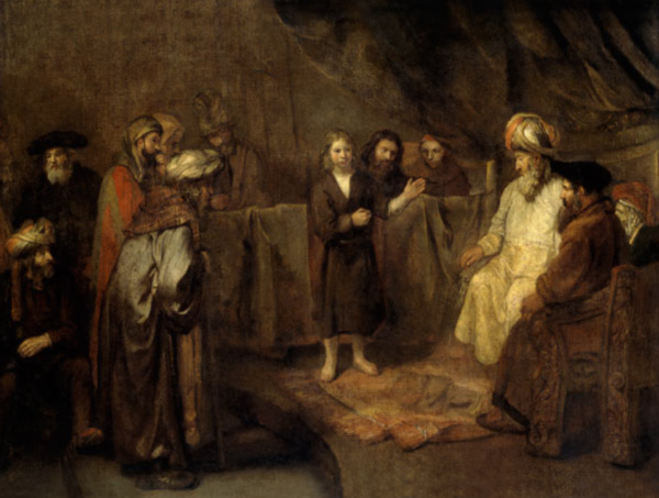 Jesús, de doce años, ante los escribas – Rembrandt van Rijn Rembrandt van Rijn mx.artemisreproduction.com