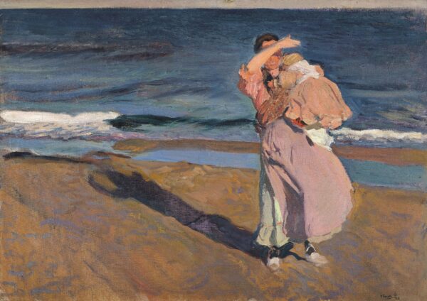 Pescadora con su hijo – Sorolla Joaquín Sorolla mx.artemisreproduction.com