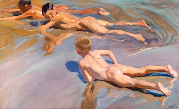 Niños en la playa – Sorolla Joaquín Sorolla mx.artemisreproduction.com