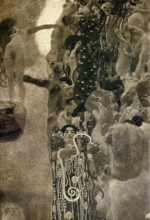 La Medicina – Gustav Klimt Cuadros Populares mx.artemisreproduction.com